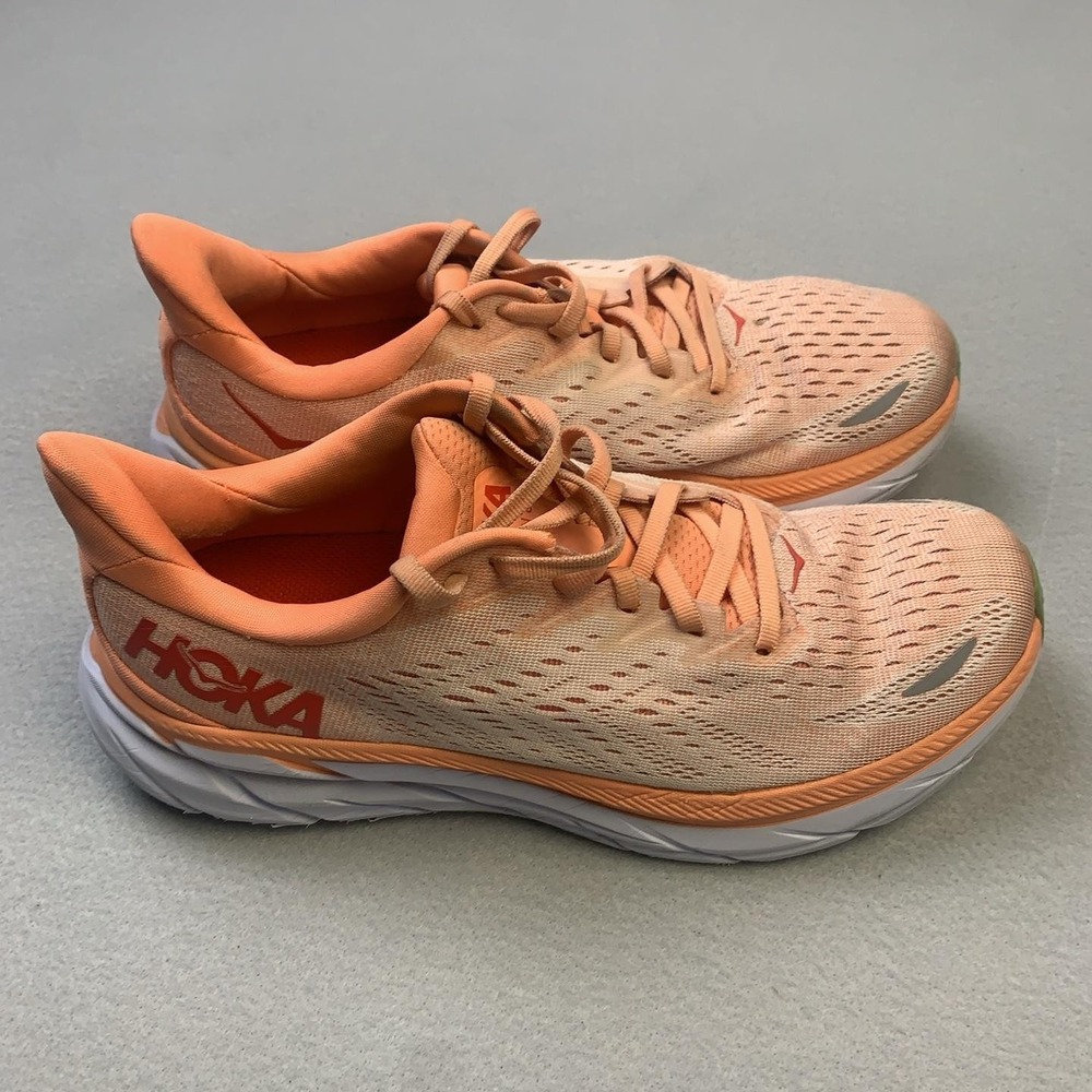 Hoka One One Clifton 8 Shoes Womens Size 8.5 Running Sneakers 1119394 CSPY